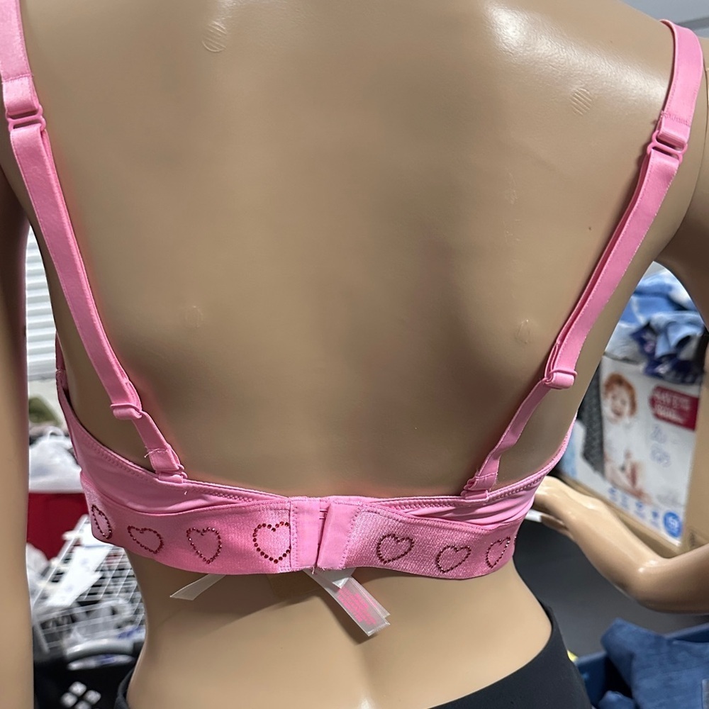 PINK Victoria's Secret Pink Heart-Embellished Bra - Picture 2 of 5
